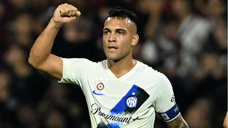 Lautaro Martínez, el único futbolista en la historia de la Serie A en anotar cuatro goles ingresando desde el banco de suplentes. Getty Images.