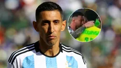 Ángel Di María, Lionel Messi y Rodrygo.