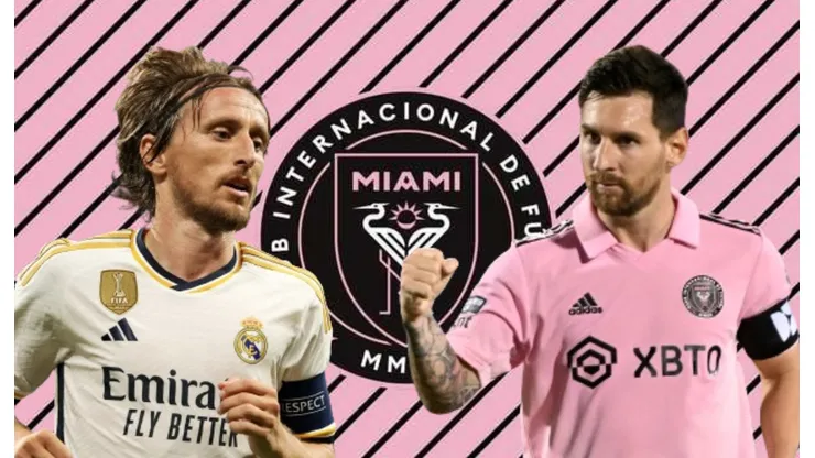 Luka Modric y Lionel Messi.