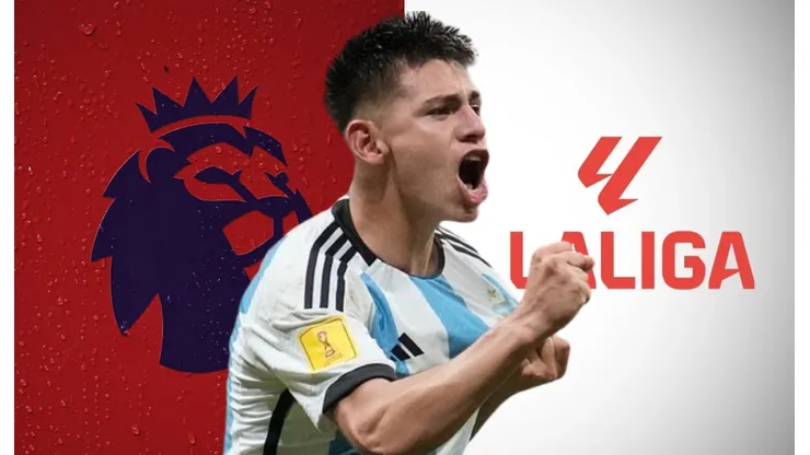 Claudio Echeverri gana enteros en LaLiga y la Premier League.