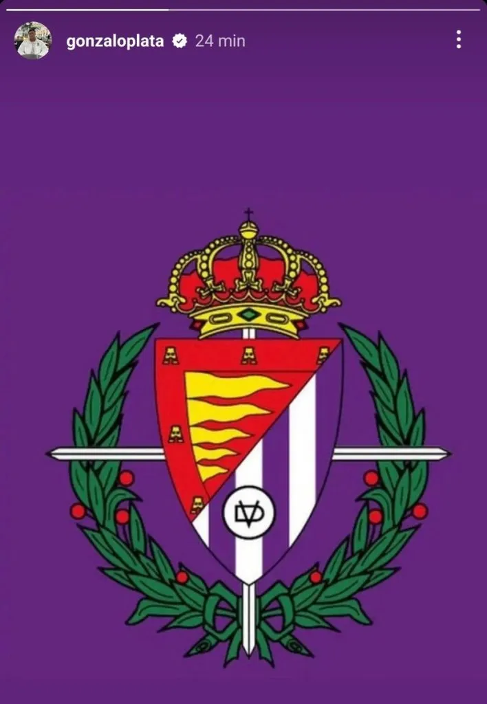 Este fue el posteo de Gonzalo Plata en sus redes sociales. (Foto: @gonzaloplata)