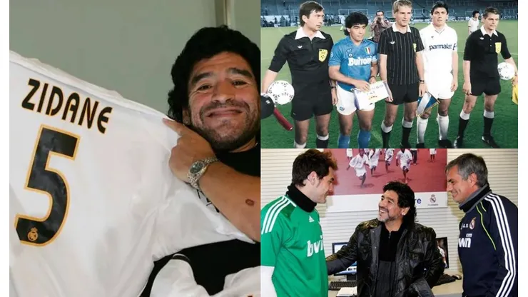 Diego Armando Maradona y su relación con Real Madrid.