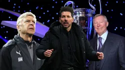 Arsene Wenger, Diego Pablo Simeone y Sir Alex Ferguson.