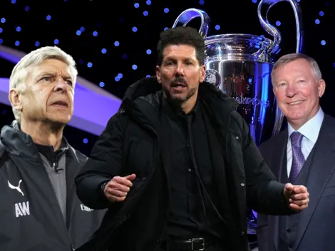 El Cholo Simeone, junto a Wenger o Ferguson en la Champions