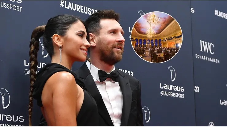 Antonela Roccuzzo y Lionel Messi.