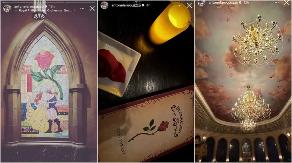 Restaurante en el que comieron Antonela y Messi. (Foto: Instagram / @antonelaroccuzzo)