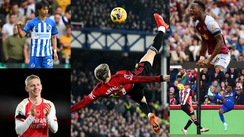 Alejandro Garnacho, su chilena y los mejores goles de la actual Premier League.