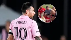 Leo Messi y Yassine Cheuko.