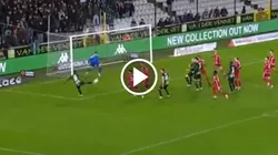 Alan Minda marcó un golazo en Bélgica