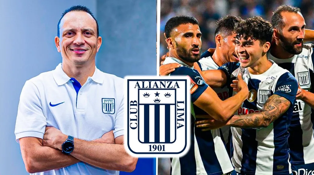 Restrepo con jugadores de Alianza. (Foto: Alianza Lima Prensa)