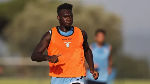ROME, ITALY - AUGUST 12: Felipe Caicedo of SS Lazio in action during the SS Lazio training session at Formello sport centre on August 12, 2021 in Rome, Italy. (Photo by Paolo Bruno/Getty Images)