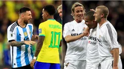 Messi, Rodrygo, Guti Ronaldo y Beckham.