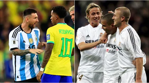 Messi, Rodrygo, Guti Ronaldo y Beckham.