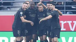 Jugadores del PSG en la Ligue 1.