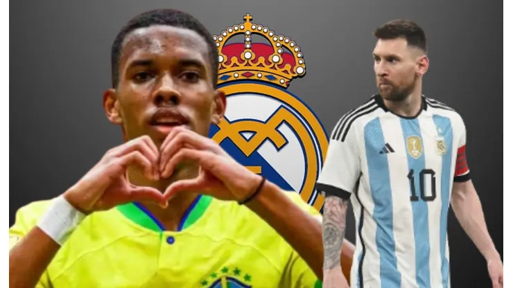 Estêvão y Lionel Andrés Messi.