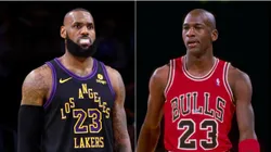 LeBron James y Michael Jordan.