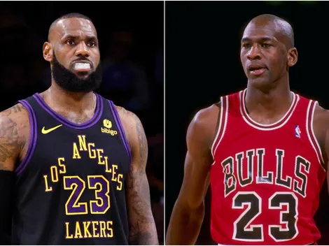 El mensaje de LeBron para Jordan tras superar los 39.000 puntos en NBA
