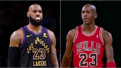 LeBron James y Michael Jordan.