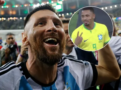 El meme perfecto que le respondió a Gabriel Jesús por el gesto contra Messi