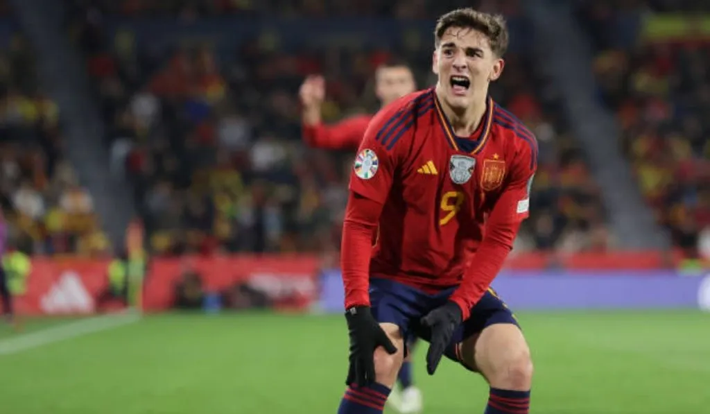 La lesión de ligamentos de Gavi ante Georgia: Getty Images