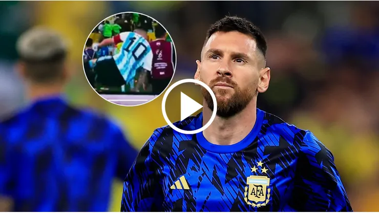 Lionel Messi en Brasil vs Argentina.