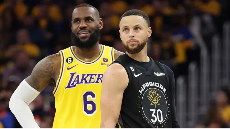 LeBron James y Stephen Curry.