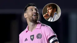 Lionel Messi y Fabrizio Romano.