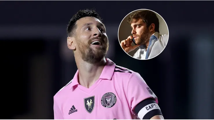 Lionel Messi y Fabrizio Romano.