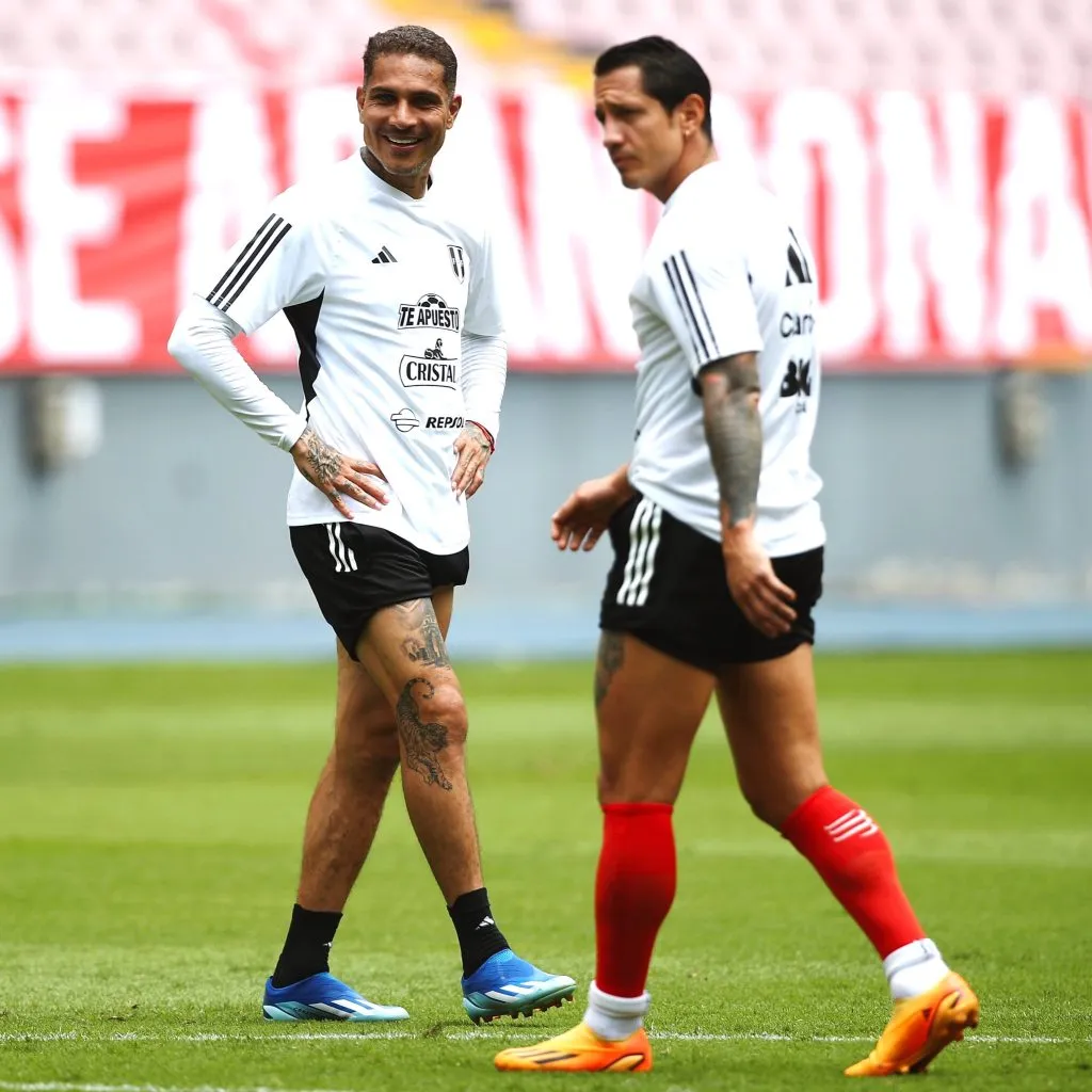 Paolo Guerrero y Gianluca Lapadula entrenando con Perú. (Foto: Selección Peruana Prensa)