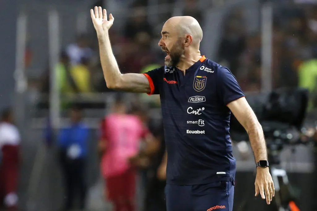 Félix Sánchez ha dirigido 9 partidos entre amistosos y oficiales con la Selección de Ecuador, ganó 5, empató 2 y perdió 2. (Foto: GettyImages)