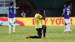 El delantero apenas ingresó a la cancha sobre el minuto 87'