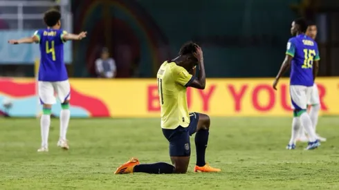 El delantero apenas ingresó a la cancha sobre el minuto 87'