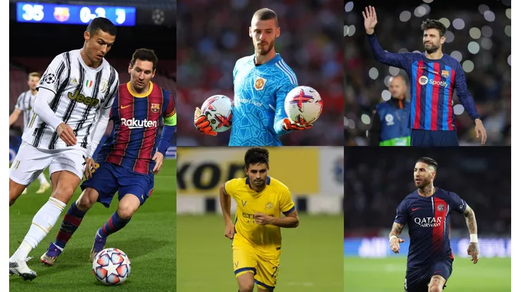 Lionel Messi, Cristiano Ronaldo y los que compartieron equipo con ambos.