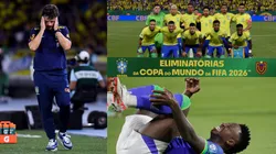 Fernando Diniz y sus jugadores en Brasil.