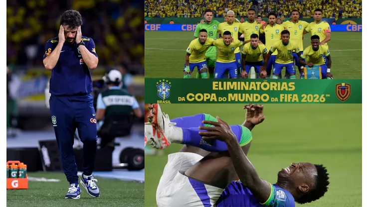 Fernando Diniz y sus jugadores en Brasil.