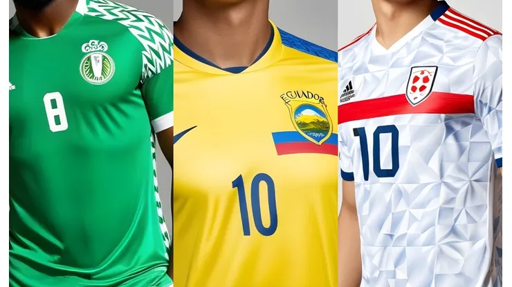 Las camisetas de la IA para el Mundial 2026.