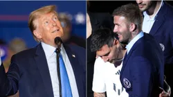 Donald Trump, Lionel Messi y David Beckham.