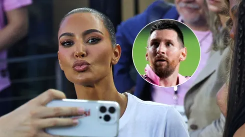 Kim Kardashian estuvo en el debut de Leo Messi en Inter Miami.