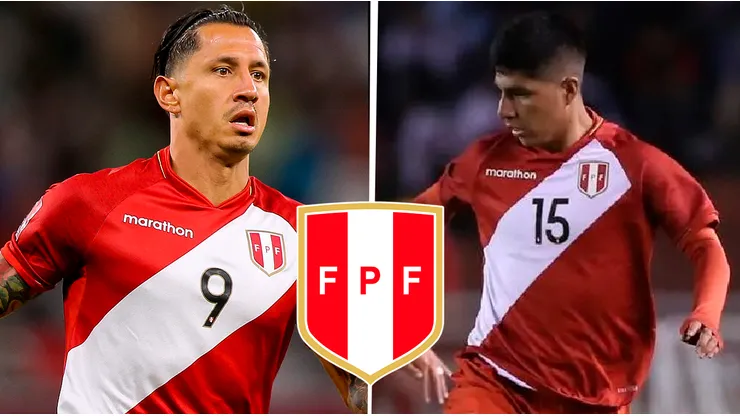 Gianluca Lapadula y Piero Quispe.