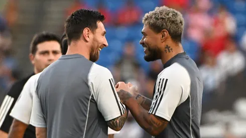 Josef Martínez y Lionel Messi en Inter Miami.