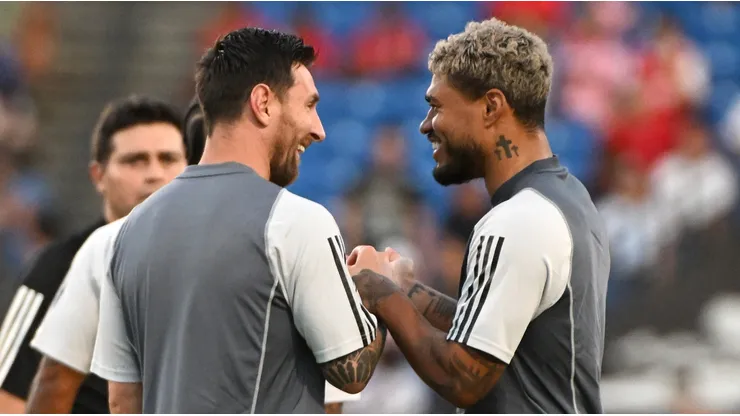 Josef Martínez y Lionel Messi en Inter Miami.