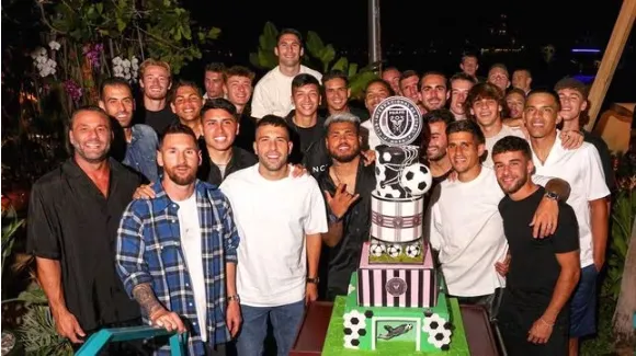 Despedida de los jugadores de Inter Miami. (Foto: Agencia World Red Eye)