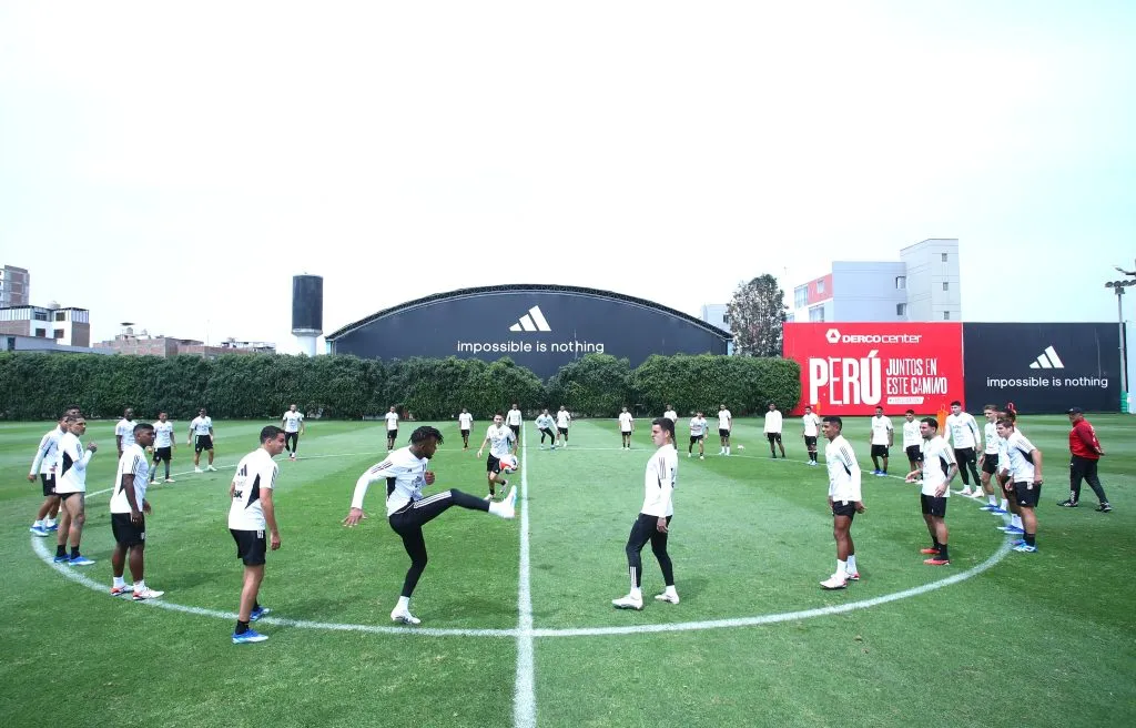 Selección Peruana cumpliendo su último entrenamiento. (Foto: Selección Peruana Prensa)