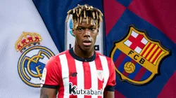 Nico Williams, entre Barcelona y Real Madrid.