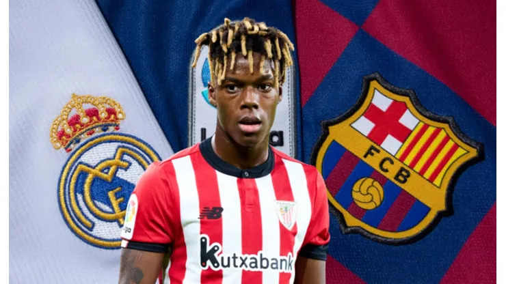 Nico Williams, entre Barcelona y Real Madrid.