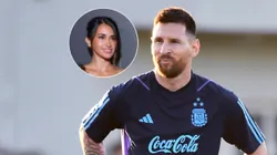 Antonela Roccuzzo y Lionel Messi.