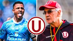 Yoshimar Yotún y Jorge Fossati.