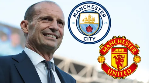 Massimiliano Allegri, Manchester United y Manchester City.