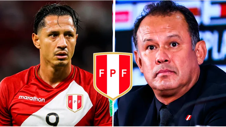 Gianluca Lapadula y Juan Reynoso.
