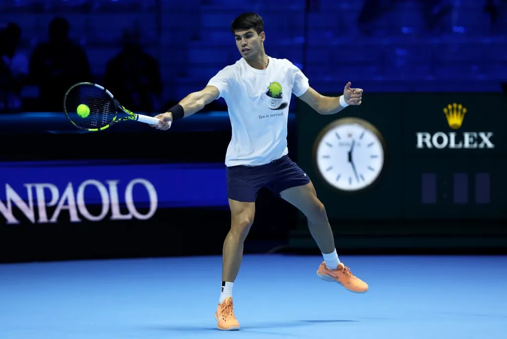 Alcaraz debuta en el ATP Finals 2023. (Foto: Getty)